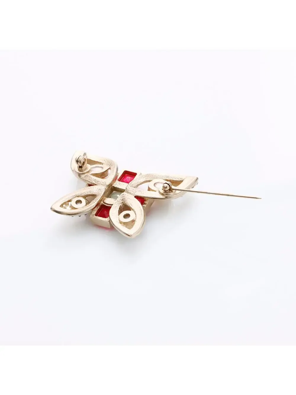Chanel Butterfly Brooch Metal Gold And #246949C78B